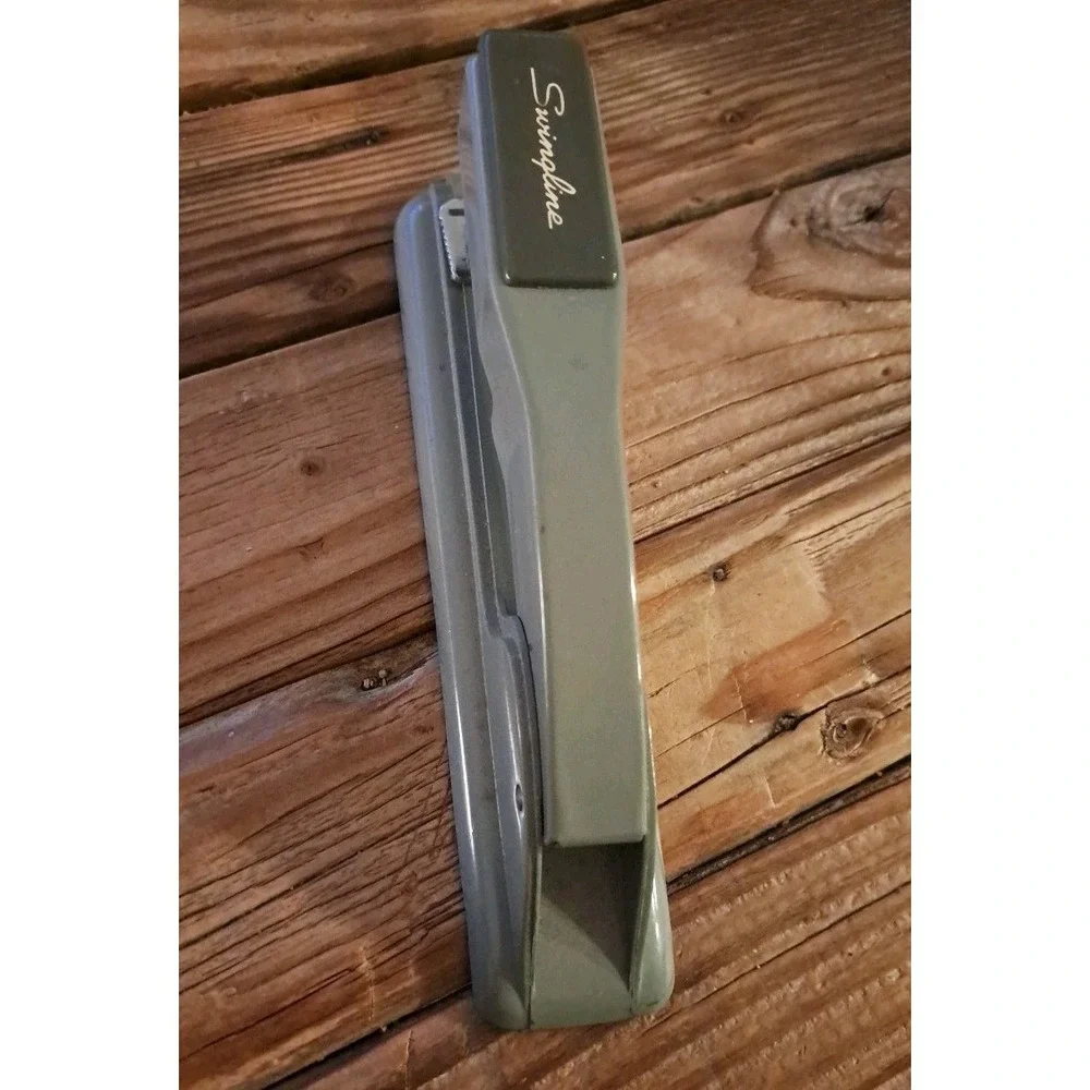VINTAGE SWINGLINE 27 STAPLER GRAY METAL USED